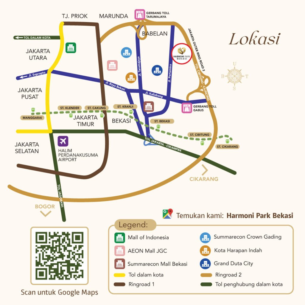 Lokasi Harmoni Park Bekasi