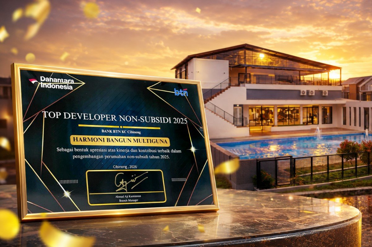 Resmi Diakui! Harmoni Pasirmukti Raih Penghargaan sebagai Top Developer Non-Subsidi 2025