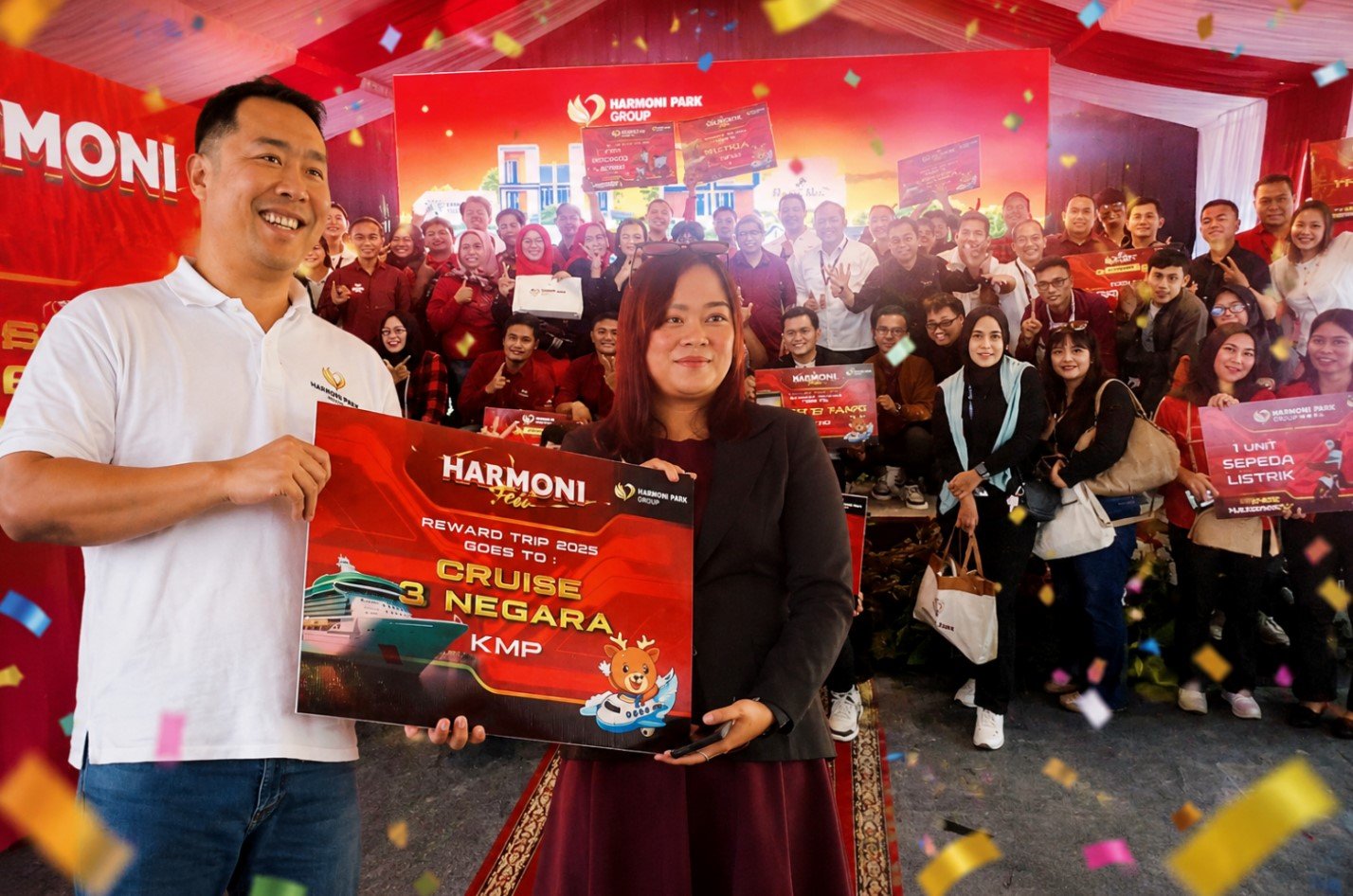 Harmoni Park Group Sukses Berangkatkan Marketing Terbaik ke Cruise 3 Negara!